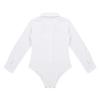 Yeeye Kids Boys Ballroom Salsa Latin Dance Shirt Top Romper Leotard with Bowtie Modern Dancewear White 10 view 4