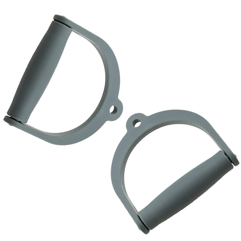 LKP Fitness Handle Attachments Exercise Tricep D Handles Pull Down Accessories for Cable Machines Home Gym Resistance Bands Handle for Training