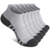 Felicigeely Ankle Athletic Running Socks Low Cut Sports Socks Breathable Cushioned Tab Socks for Men Women 6 Pairs view 1