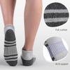 Felicigeely Ankle Athletic Running Socks Low Cut Sports Socks Breathable Cushioned Tab Socks for Men Women 6 Pairs view 3
