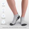 Felicigeely Ankle Athletic Running Socks Low Cut Sports Socks Breathable Cushioned Tab Socks for Men Women 6 Pairs view 4