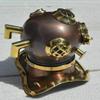 Antique Nautical US Navy Mark V Brass Diving Divers Marine Beautiful Scuba Mini Helmet Replica view 4