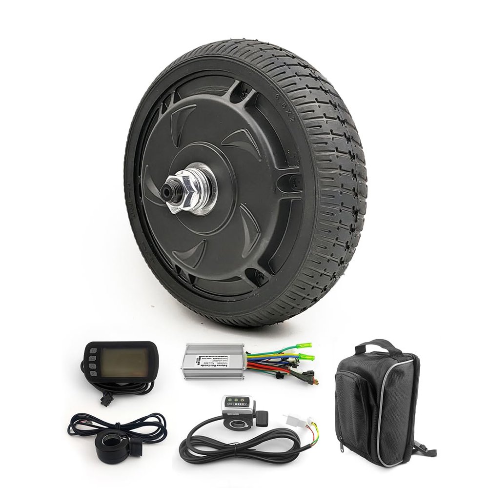 6.5 Inch Motor Wheel Kit For DIY Scooter 350W Brushless Motor Wheel About 7 Inch WIth Regenerative Braking (24V 350W kit)
