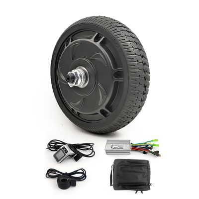 6.5-inch Kickscooter Conversion Set with 350W Brushless Motor Wheel and LCD Screen Display Thumb Gas Handle (36V 350W kit)