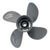 Aluminum Outboard Cupped 4 Blades Propeller Boat Prop 10.6x11 Replacement for Honda BF35/40/45/50/60HP view 3