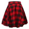 EXCHIC Women's Casual Stretchy Flared Mini Skater Skirt Basic A-Line Pleated Midi Skirt (M, 11) view 2