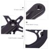 BESPORTBLE Single Gear Bike Crankset Kit Metal Sprocket Gear 170mm Crank Arm Easy Install Accessory view 4