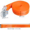 AYVANBER Tie Down Strap Heavy Duty Trailer Lashing Strap Cam Lock Buckle up to 600lbs 1" x16 ft for Surfboard Kayak Canoe Cargo Boat Luggage Bicycles Furniture & Moving Appliances (4-Pack Orange) view 2