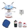 Backpacking Stove Portable Camping Stove Burner, Caudblor Small Backpack Stoves with Butane Adapter, Lightweight Hiking Stove with Carrying Case for Travel, Little Father's Day gifts Camp Stove view 1