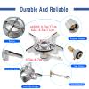 Backpacking Stove Portable Camping Stove Burner, Caudblor Small Backpack Stoves with Butane Adapter, Lightweight Hiking Stove with Carrying Case for Travel, Little Father's Day gifts Camp Stove view 3