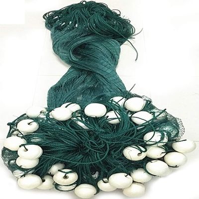 Lawaia Fishing Net Fishing Drag Net Beach Seine Bait Fish Mesh with Floats Durable Easy Throw Hand Casting Strong Nylon Line Sinker Nets Fish Trap for Saltwater Shoal Fishing Lovers (2X20 m)