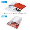 Burva Shoe Bags for Travel 11 Pack Shoe Pouch for Storage Packing with Transparent Windows Large for Men and Women - White view 4