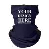 TopTie Personalized Custom Printing Two Tone Mesh Cooling Neck Gaiter,Breathable Outdoor Bandana Face Gaiter-Navy Blue view 1