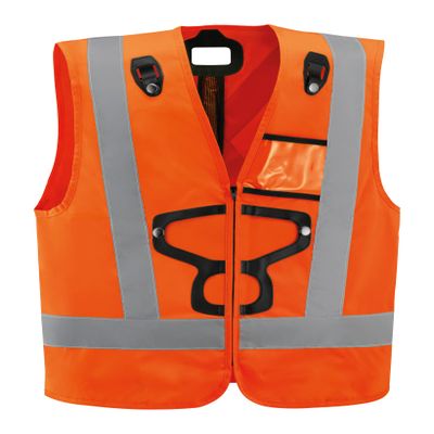 PETZL HI-VIZ High Visibility Vest for NEWTON Harnesses - Orange