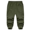 MAGNIVIT Capris for Men Athletic Below The Knee Shorts with Zipper Pockets 3/4 Pants Jogger Sweatpant Capris for Men Army Green view 4