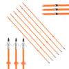 Elong Bow Fishing 32 Inch 5/16" Hunting Arrows Archery Fiberglass Arrows with Safety Slides Broadheads (Pack of 6) view 1