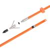 Elong Bow Fishing 32 Inch 5/16" Hunting Arrows Archery Fiberglass Arrows with Safety Slides Broadheads (Pack of 6) view 4