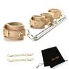 EXREIZST Expandable Spreader Bar with Bag Adjustable Home Yoga Bar Set, Gold view 1