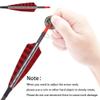 Elong 12PCS 30" Arrows for Compound Bows,Pure Carbon Hunting Arrows for Archery Spine 600 with 100 Grain Screw Tips,4" Turkey Feathers, for Compound & Recurve & Traditional Bow view 3