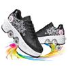 Double deform Wheel Automatic Walking Shoes Male and Female Skating Shoes Adult Children's Roller Shoes 2 in 1 Removable Pulley Skate Shoes view 1
