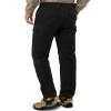 33,000ft Hiking Cargo Pants Men 6 Pockets Water Resistant Lightweight Fishing Outdoor Travel Work Black view 2