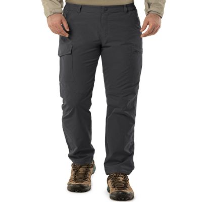 33,000ft Hiking Cargo Pants Men 6 Pockets Water Resistant Lightweight Fishing Outdoor Travel Work Grey