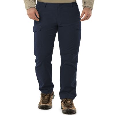 33,000ft Hiking Cargo Pants Men 6 Pockets Water Resistant Lightweight Fishing Outdoor Travel Work Navy