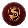 SG Test Cricket Leather Ball - red view 2
