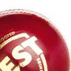 SG Test Cricket Leather Ball - red view 4