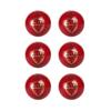 SG Club Leather Cricket Ball, Pack of 6 (Red) view 1