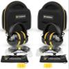 TradeSmart Gun Range Protection Duo Kit - 2x Yellow Shooting Eye and Ear Protection for Women and Men, U.S. Certified view 1