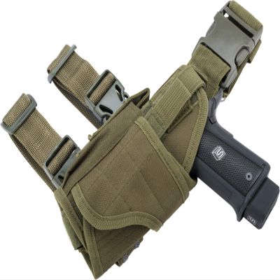 Evike Airsoft - Matrix Tornado Universal Tactical Thigh/Drop Leg Holster (Color: OD Green/Left)