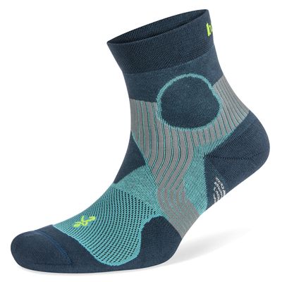 Balega Athletic Support Compression Fit Performance No Show Running Socks for Men and Women (1 Pair), Blue/Legion Blue, Small