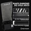 Bear KompleX - Cross Training Hand Grips for Weight Lifting, Gymnastics, and Pull Ups - Lightweight and High Performance Powerlifting Grips for Men and Women - No Hole Design, Black Diamond view 3