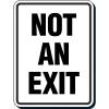 The Sign Studio - 18 x 24  Not an Exit Handicap Sign - .080 Aluminum view 1