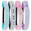 FROG SAC Non Slip Lace Headbands for Girls, Adjustable Lacy Eyelet Head Bands for Kids, Cute Noslip Headband Pack for Toddlers, No Slip Girl Toddler Hair Accessories view 1