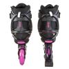 ROCES Women's Pic Tif Outdoor Breathable Fitness Comfort 4 80mm Wheels Racing Inline Skates with Memory Buckle, Easy Entry Boots, Glass Fiber Reinforced Shell & Aluminum Frame, Black/Fuchsia, 7 view 4