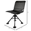 Ameristep Portable Folding Design Hunting Lightweight Heavy-Duty 360 Silent Swivel Blind Chair, Black view 3