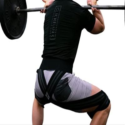 Elastic exoskeleton and lifting belt designed to improve technique and performance. Created for those looking to increase their squat, lift through injuries, and ensure proper mechanics. (X-Large)