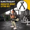 Elastic exoskeleton and lifting belt designed to improve technique and performance. Created for those looking to increase their squat, lift through injuries, and ensure proper mechanics. (X-Large) view 2