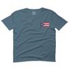 0062. Puerto Rico Flag Boricua Rican Nuyorican for Men T Shirt (Indigo 2X-Large) view 2