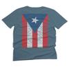 0062. Puerto Rico Flag Boricua Rican Nuyorican for Men T Shirt (Indigo 2X-Large) view 3