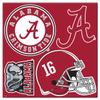 Alabama Crimson Tide Magnet Kit 4 Piece view 1