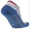 Balega Silver Compression Fit Performance No Show Athletic Running Socks for Men and Women (1 Pair), Midgrey/Denim, Small view 4