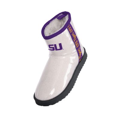 FOCO LSU Tigers Sherpa Lined Rain Boot - Womens Medium