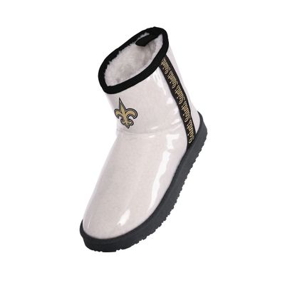 FOCO New Orleans Saints Sherpa Lined Rain Boot - Womens Small