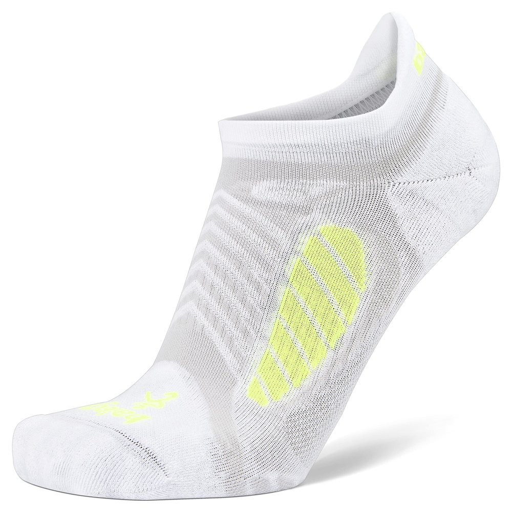Balega Ultralight Lightweight Performance No Show Athletic Running Socks for Men and Women (1 Pair), White, X-Large