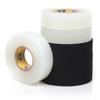 Howies Hockey Tape | 6-Pack Combos of Cloth Stick Tape (White/Black) & Shin Pad Tape (Clear) | Pro Grip & Durability | Made in USA (3 Black / 3 Clear) view 1