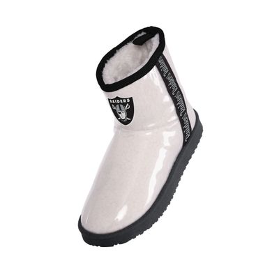 FOCO Las Vegas Raiders Sherpa Lined Rain Boot - Womens Small