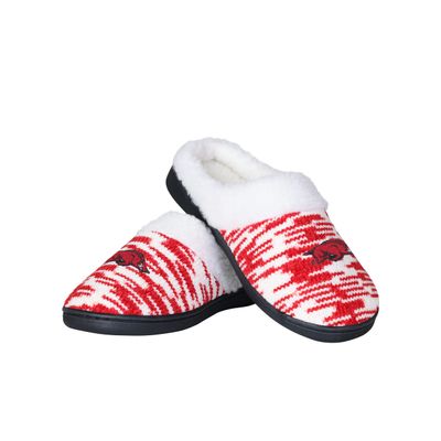 FOCO Arkansas Razorbacks Sherpa Lined Colorblend Cup Sole - Womens Extra Large